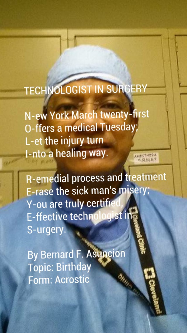 Technologist In Surgery