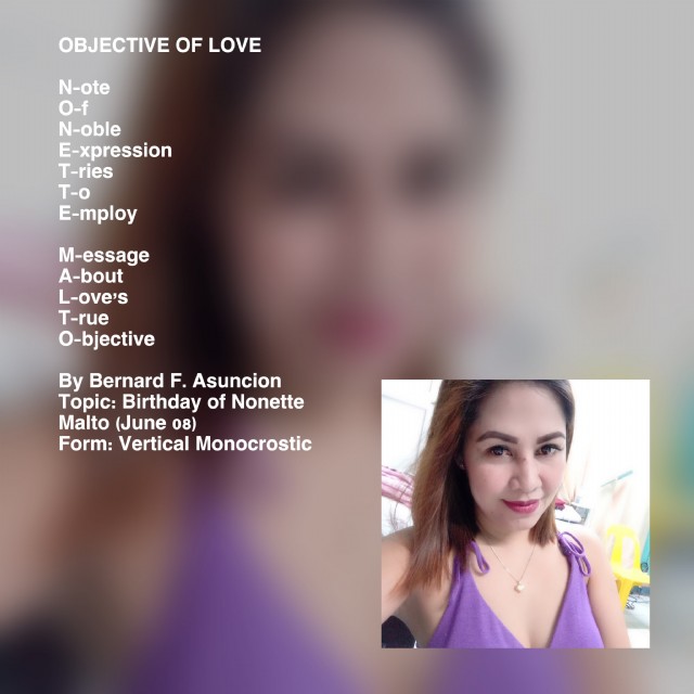 Objective Of Love