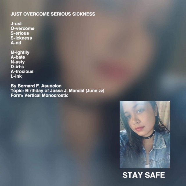 Just Overcome Serious Sickness