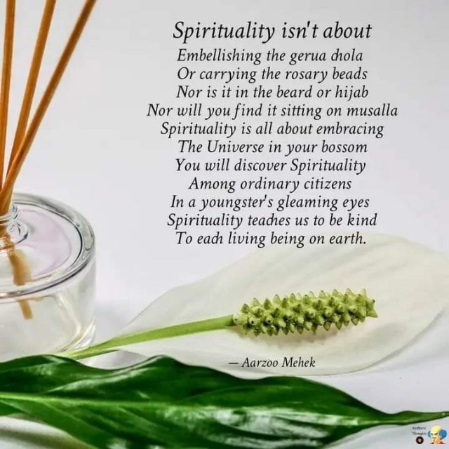 Spirituality Isn't About