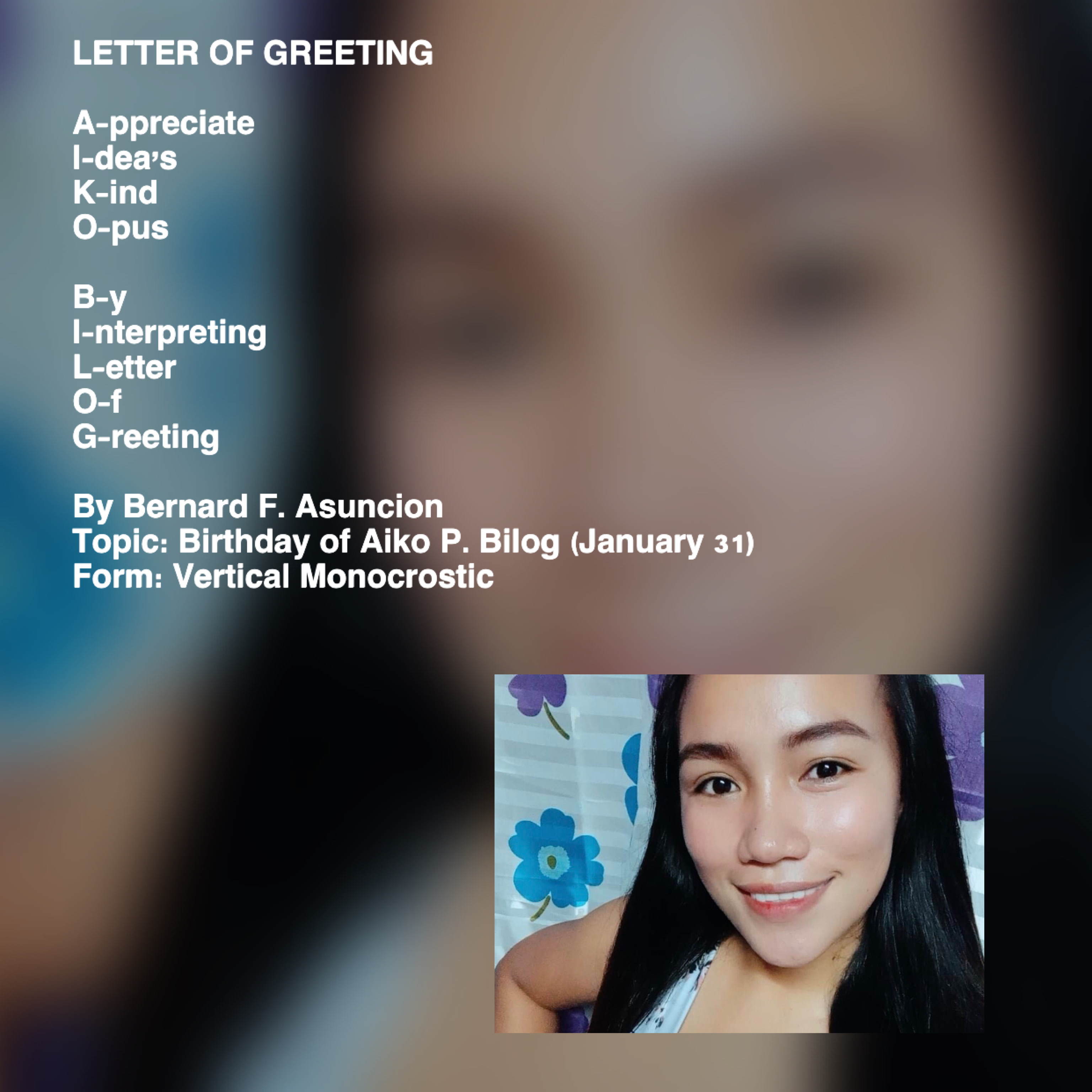 Letter Of Greeting