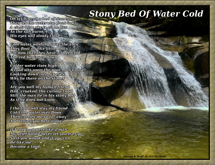 Stony Bed Of Water Cold