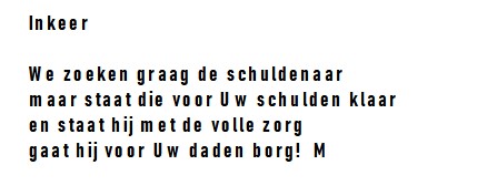 Inkeer...