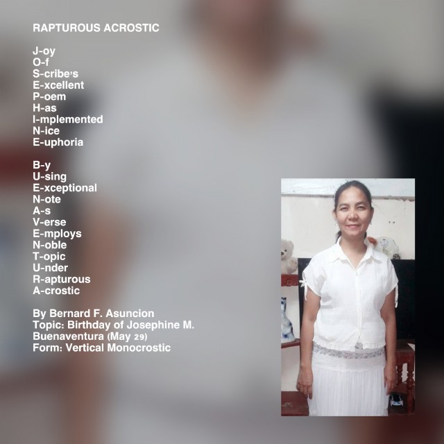 Rapturous Acrostic