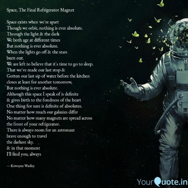 Space, The Final Refrigerator Magnet