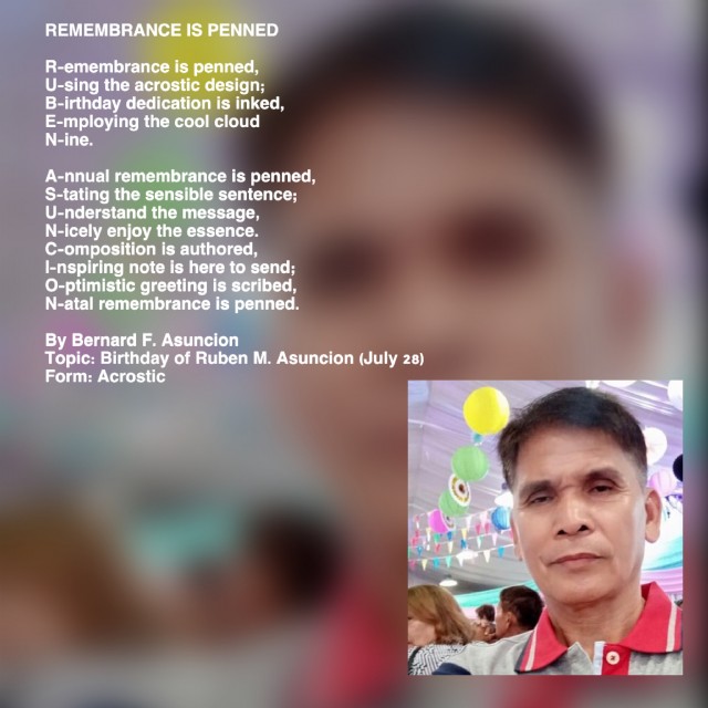 Remembrance Is Penned