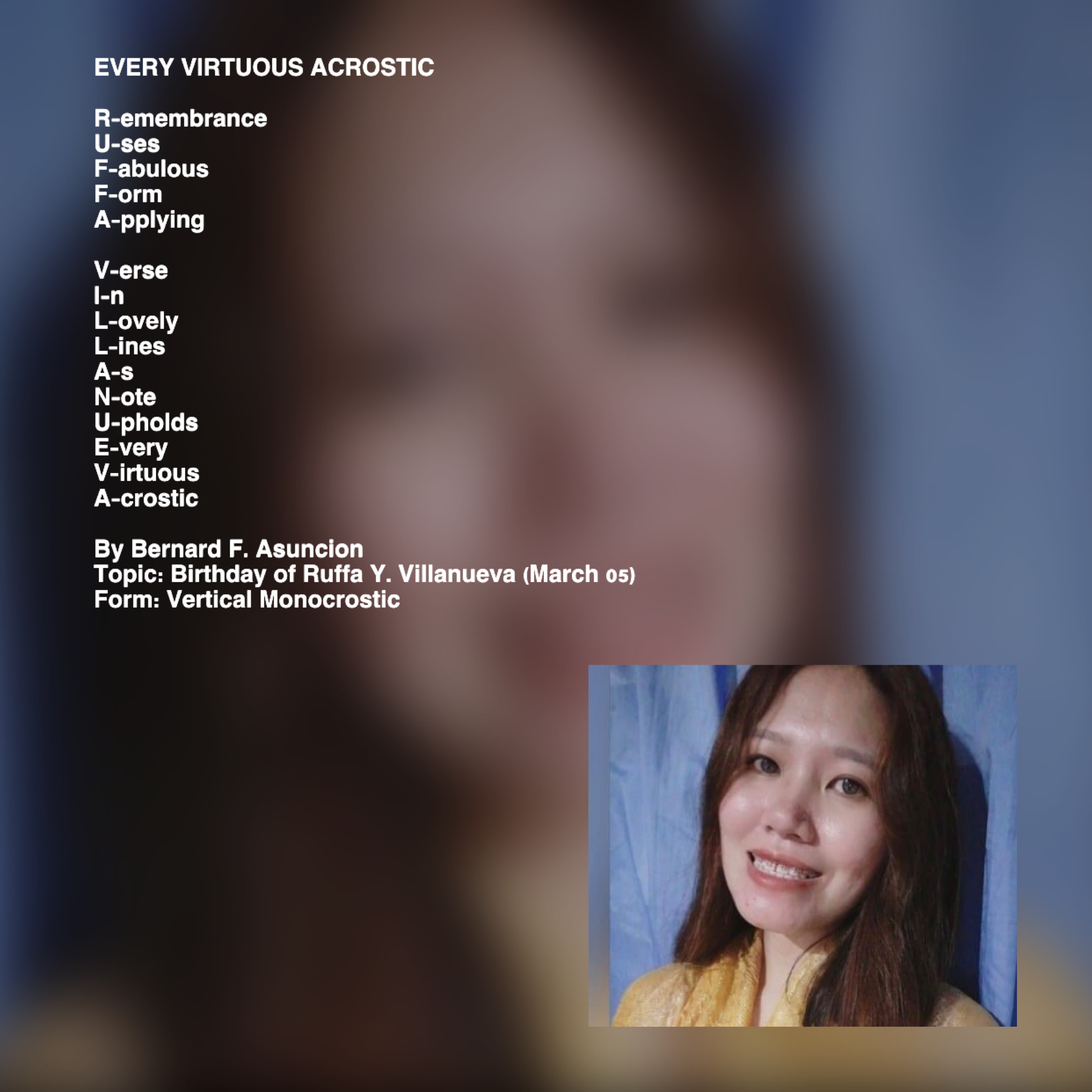 Every Virtuous Acrostic