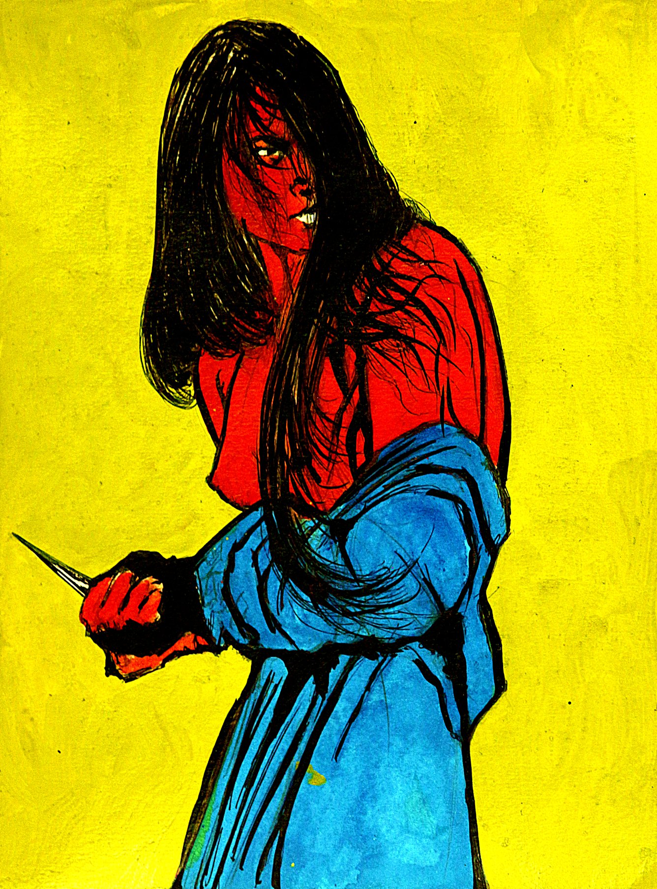 Taiba, , , , , , A Scarlet Woman With A Knife