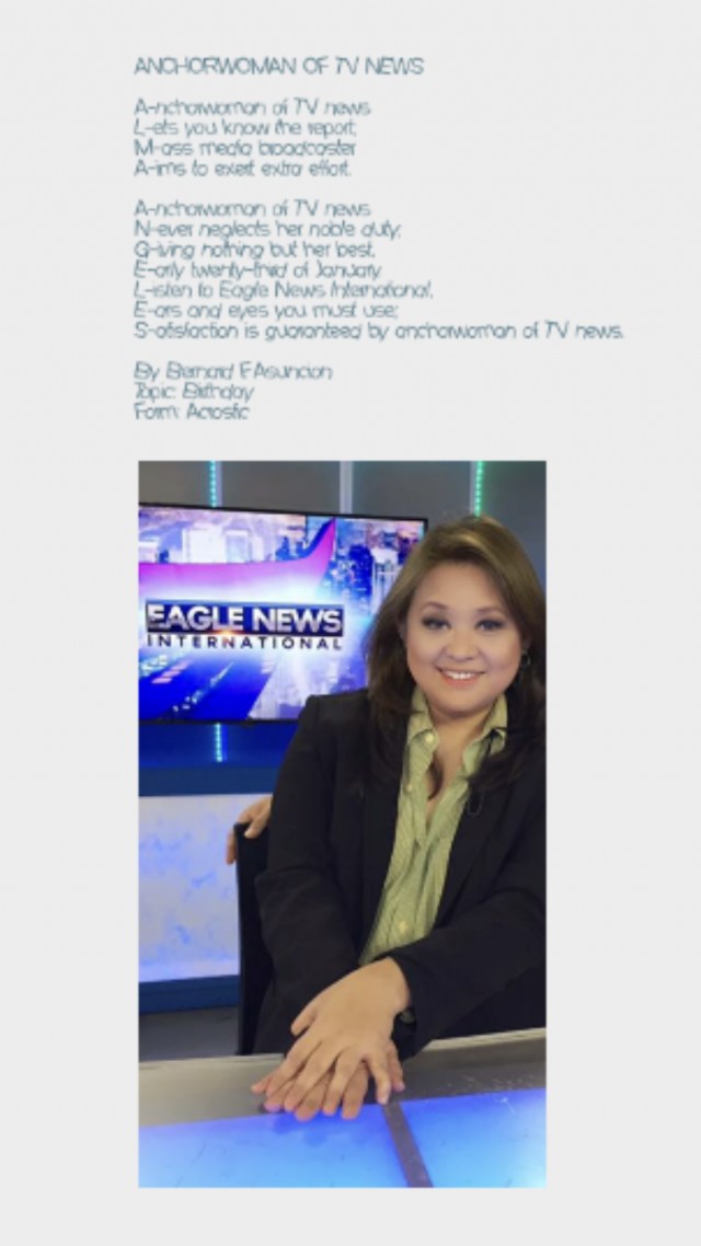 Anchorwoman Of Tv News
