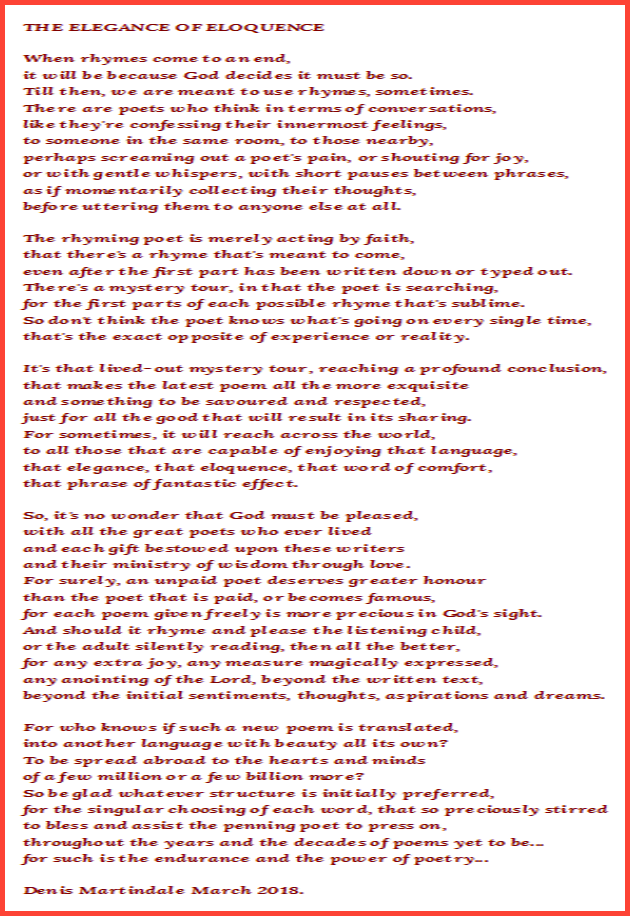 The Elegance Of Eloquence