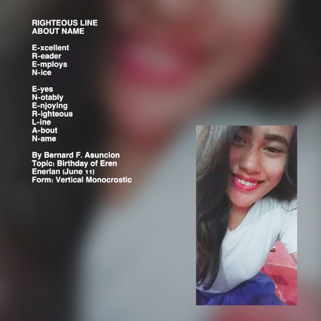 Righteous Line About Name