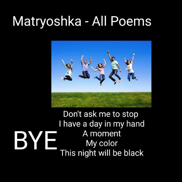 Matryoshka - All Poems-Goodbye