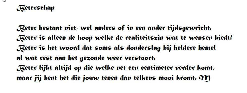 Beterschap