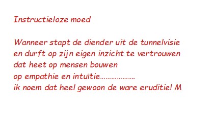 Instructieloze Moed