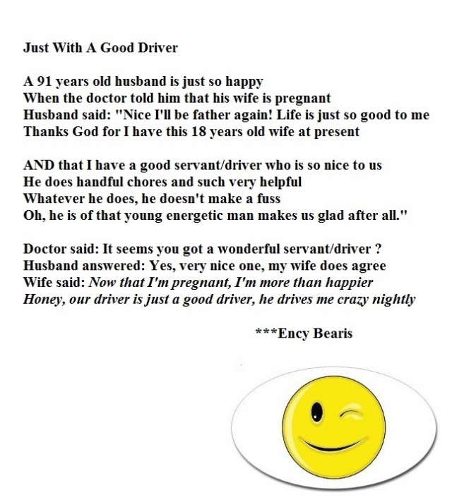 ' Just With A Good Driver '