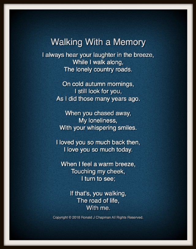 Walking With A Memory