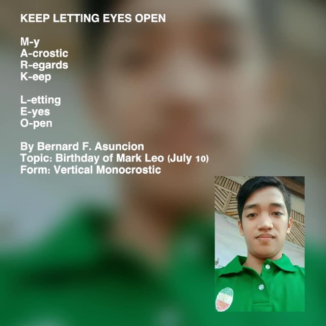 Keep Letting Eyes Open