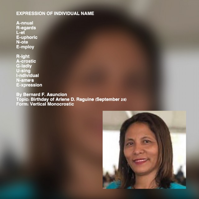 Expression Of Individual Name