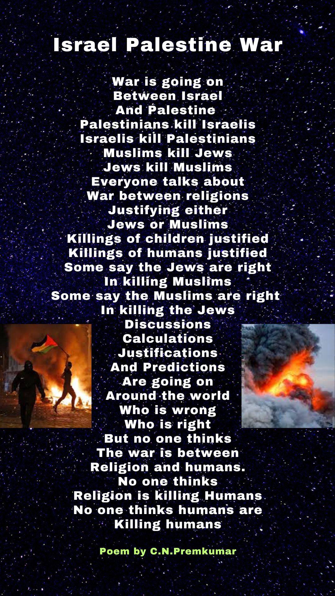 Israel Palestine War