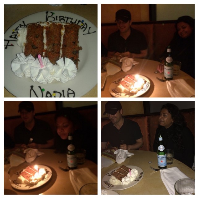 Nadia Celebrates With Friends