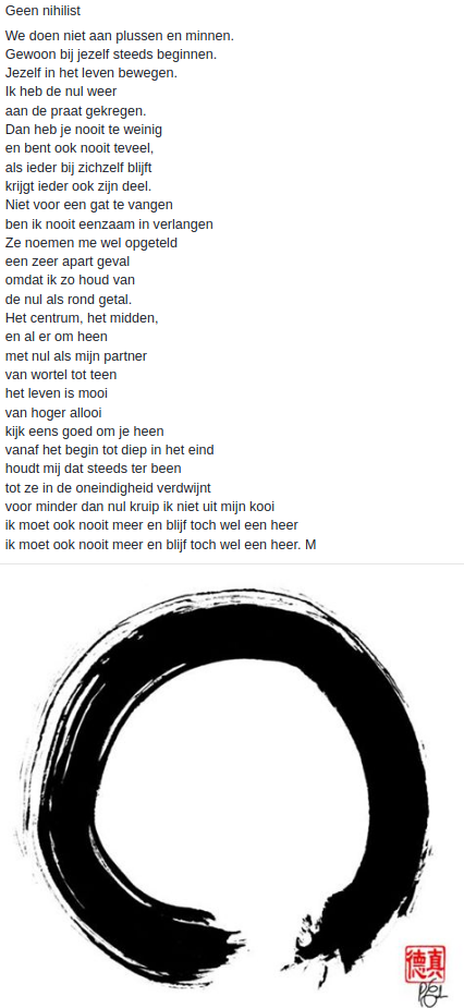 Geen Nihilist..