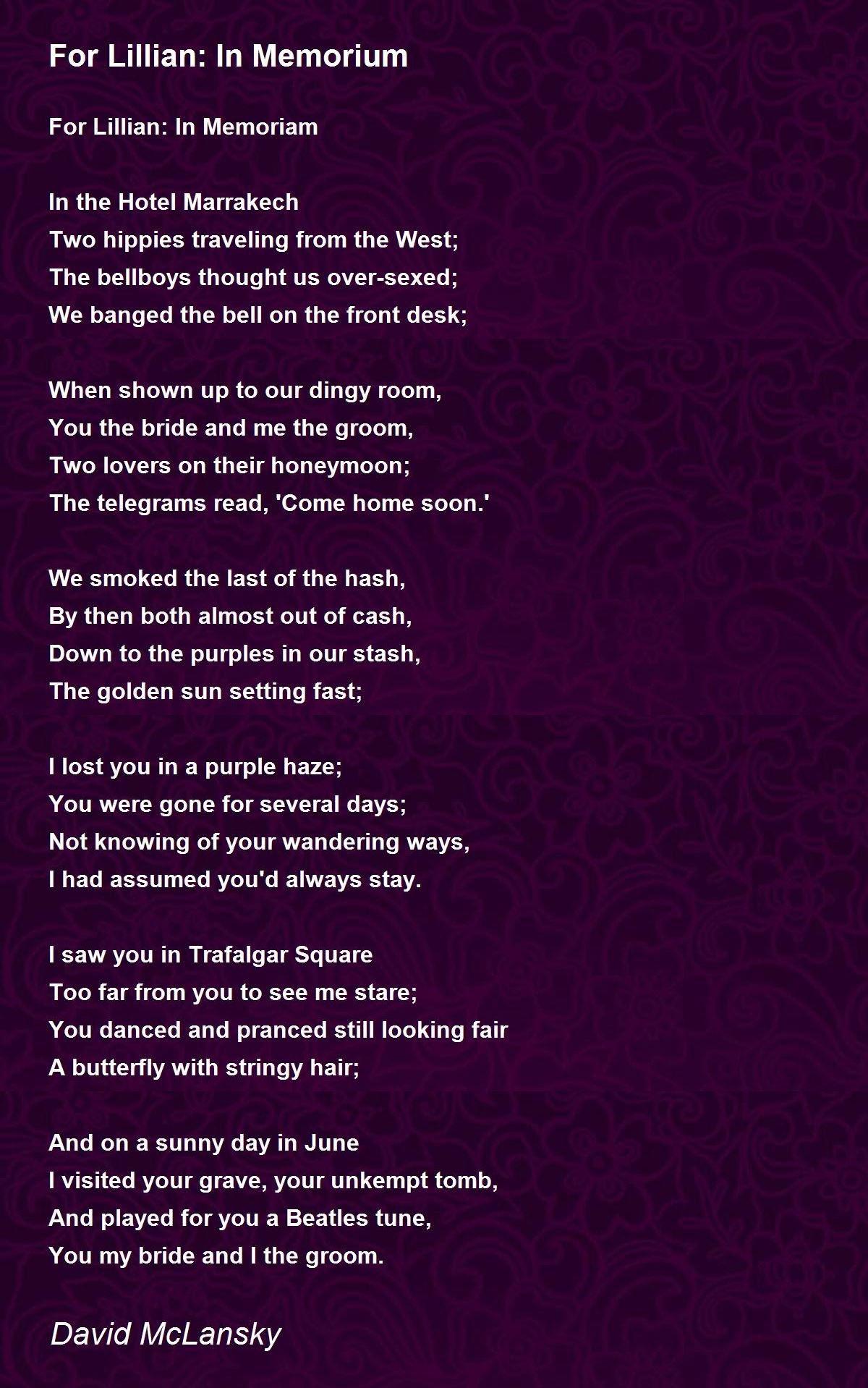 Mine Poem Lillian Moore Printable