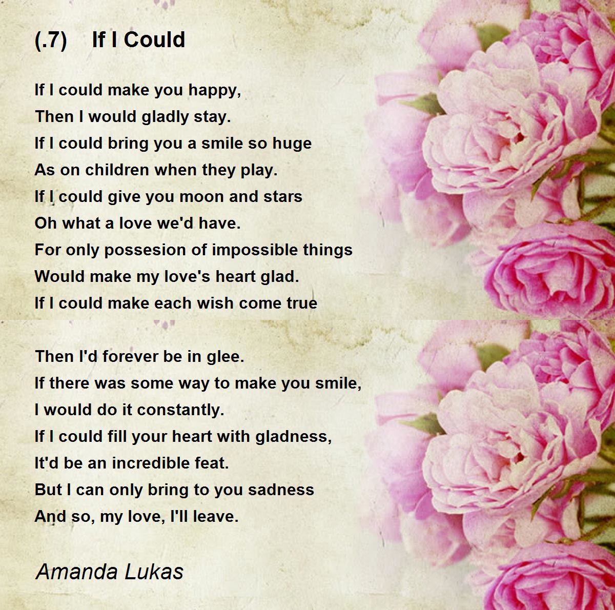 Poem if i may 10 Beautiful