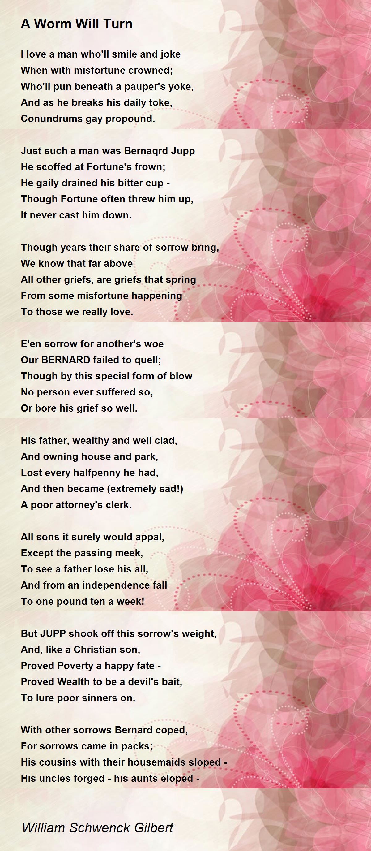 How to write poems about worm picture