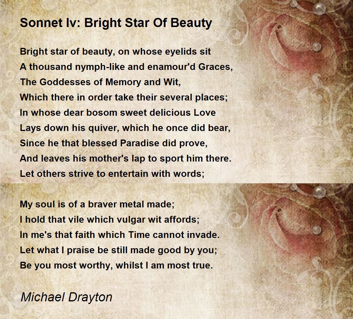 bright star sonnet