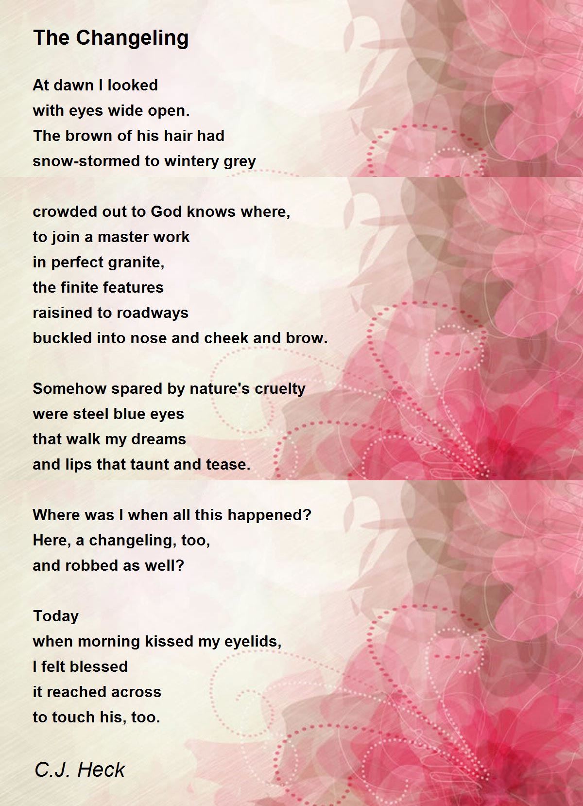 The Changeling Poem by C.J. Heck - Poem Hunter