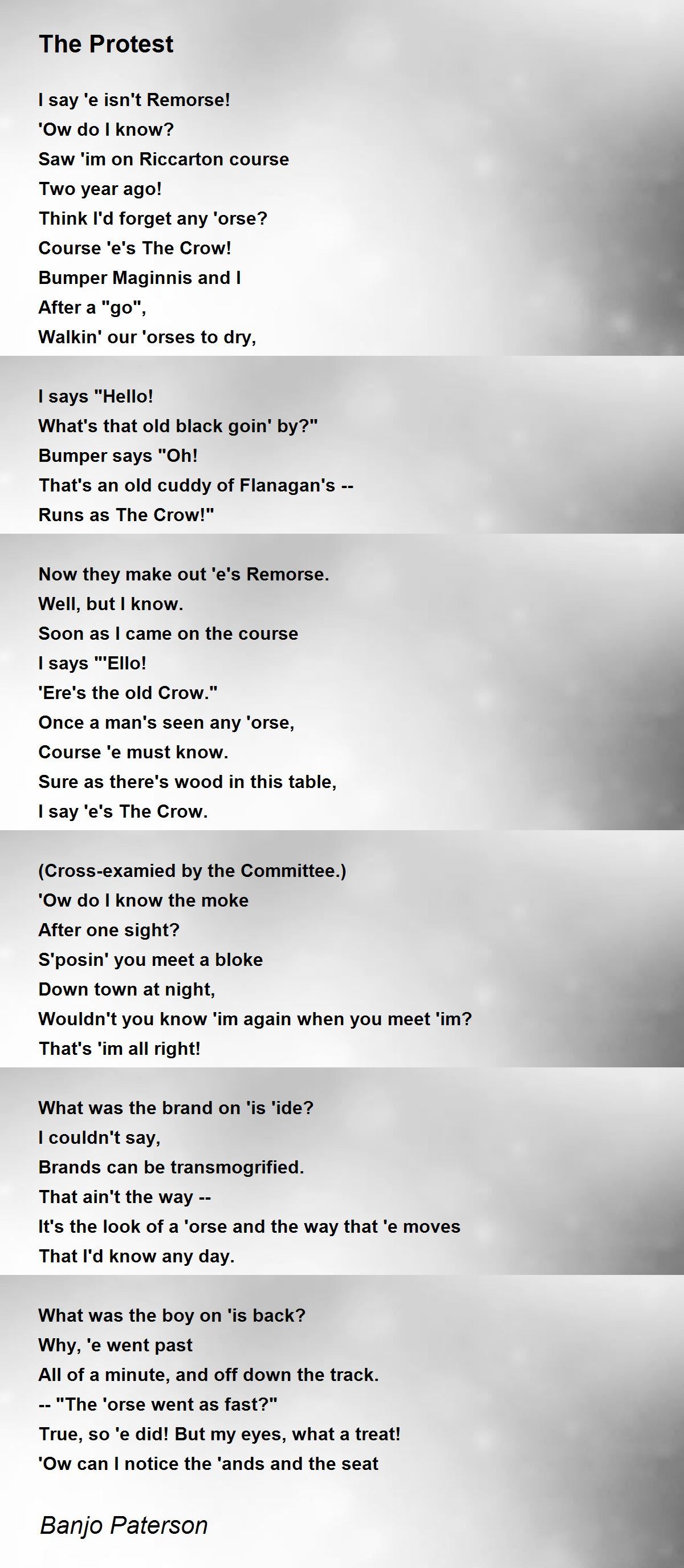 Protest poems 2020 image