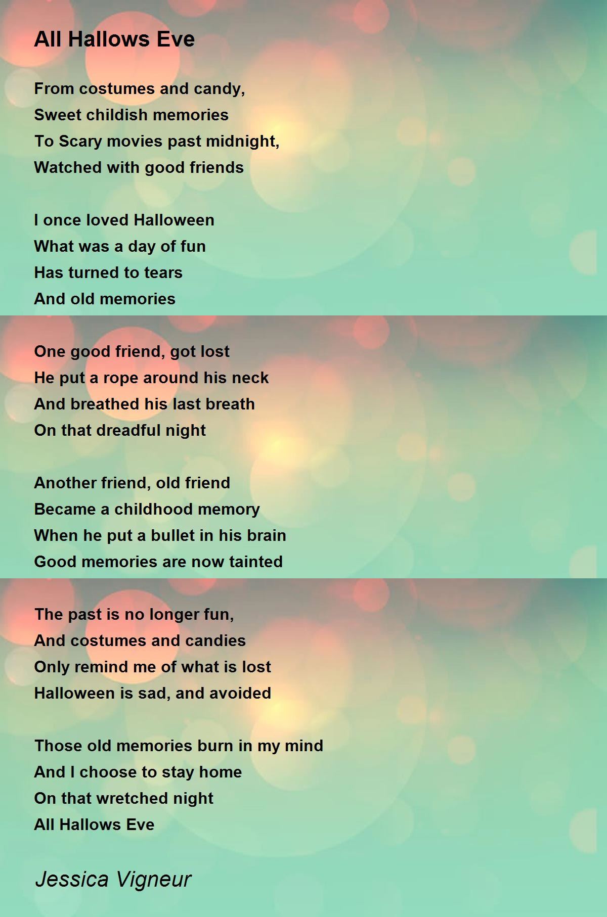 All Hallows Eve by Jessica Vigneur