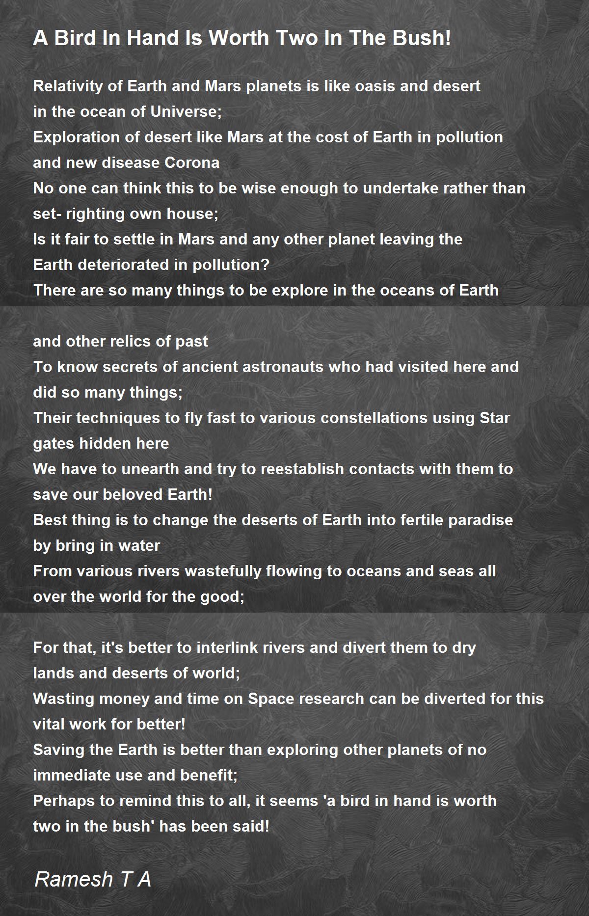 Write a story to illustrate the saying a bird in hand is worth two in the bush 450 words image