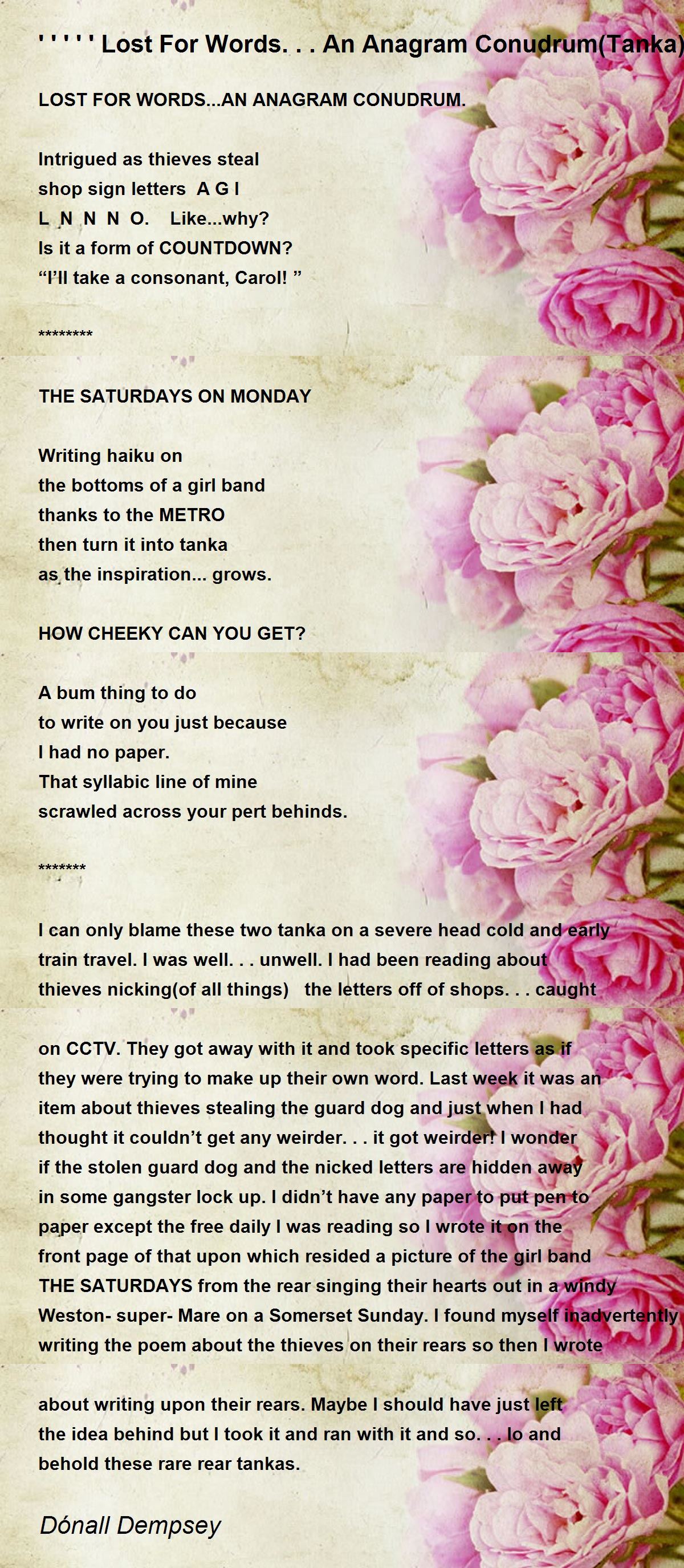 Acrostic poem examples for names image