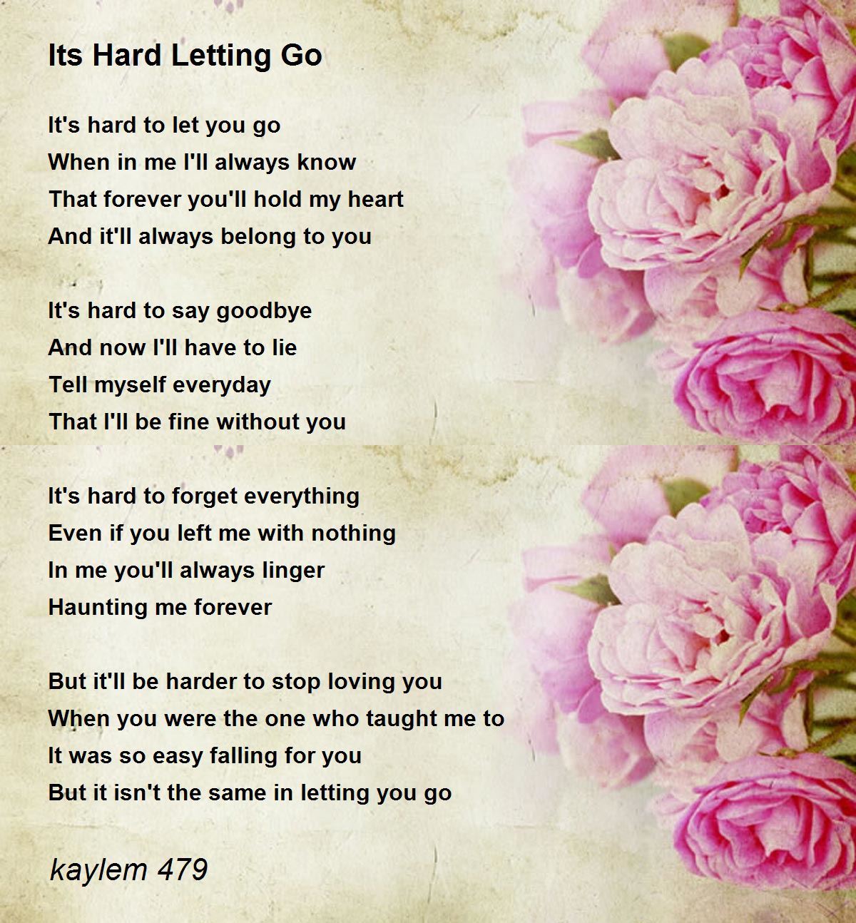Go poem let to To Let