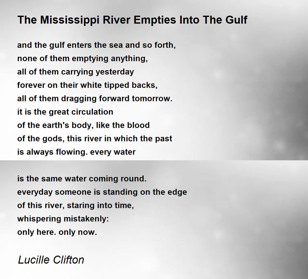 The Mississippi River Empties Into The Gulf The Mississippi River