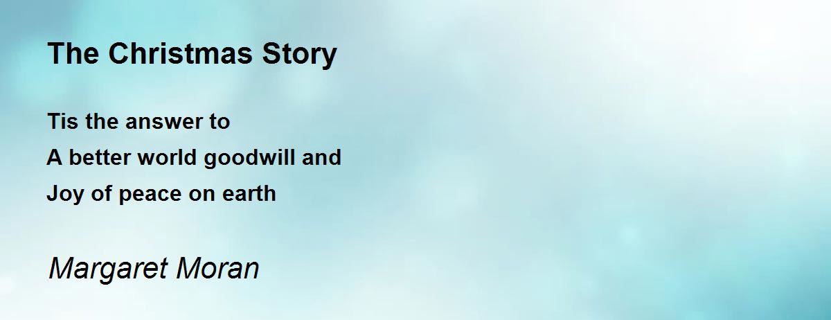 Elf story shelf dvd movie festive film movies popsugar elfs accessories The Christmas Story by Margaret Moran - The Christmas Story Poem