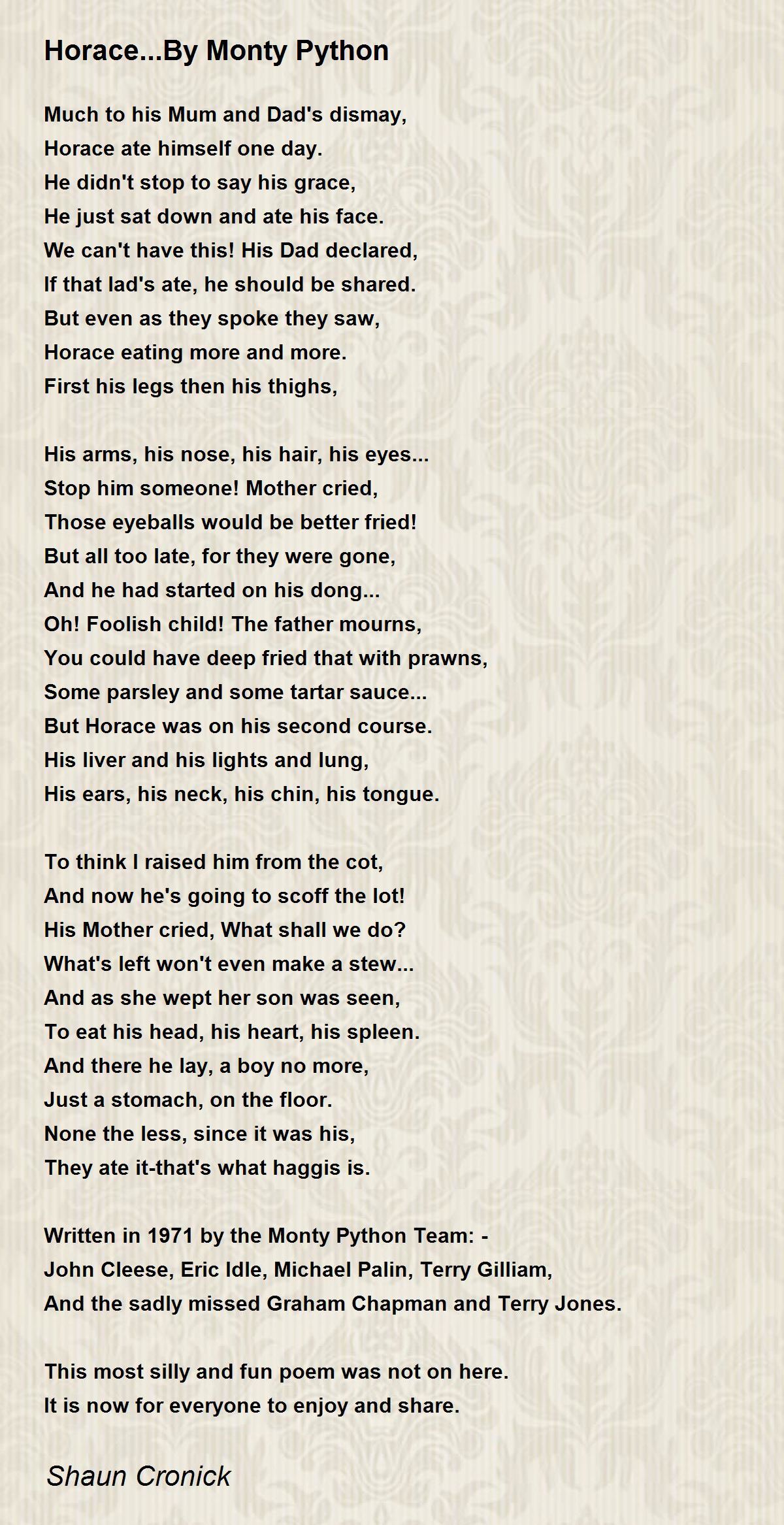 Horace Most Famous Poems at June Hughes blog