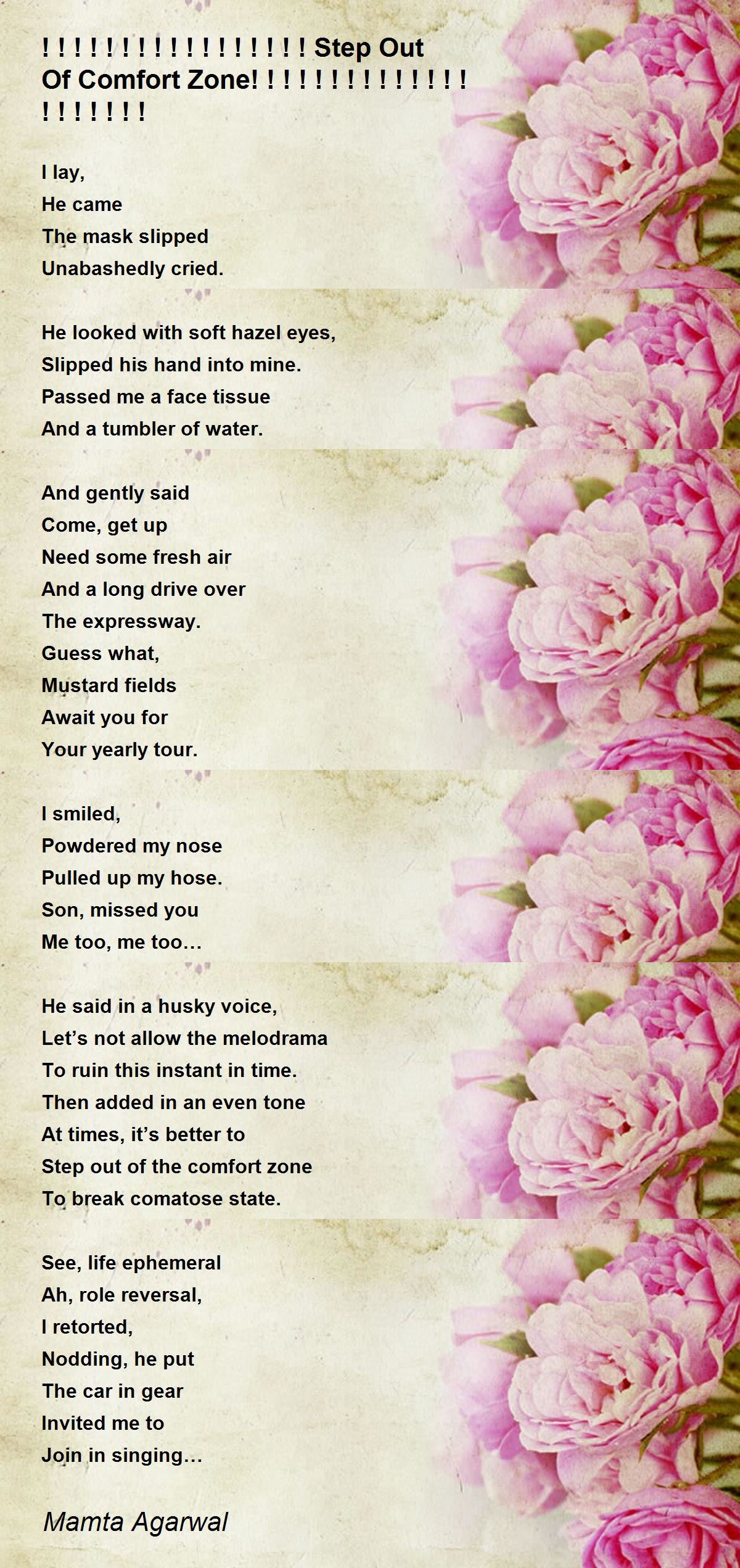 Step Out Of Comfort Zone! ! ! ! ! ! ! ! ! ! ! ! ! ! ! ! ! ! ! ! ! ! ! ! ! ! ! ! ! !