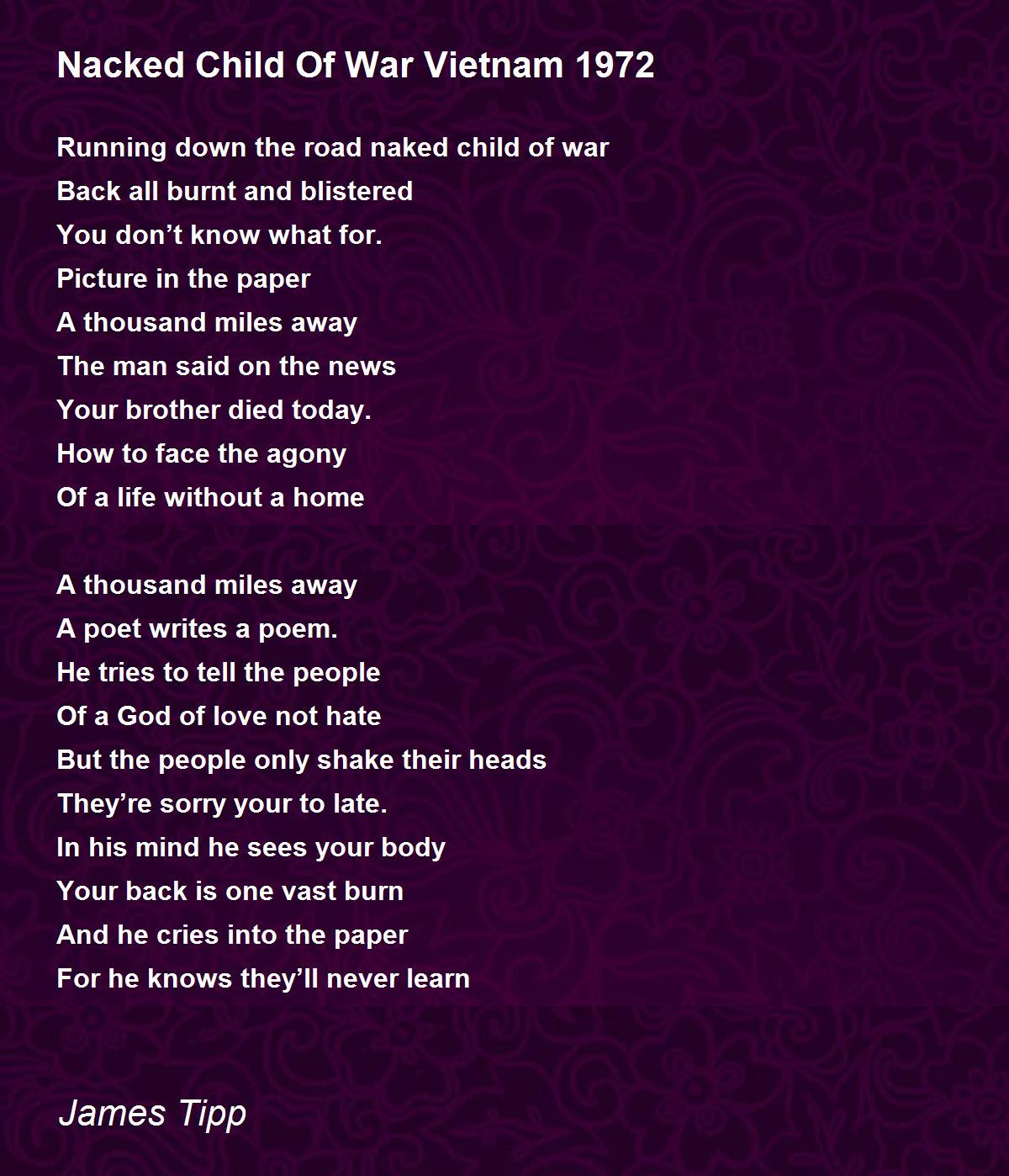 Nacked Child Of War Vietnam 1972 Nacked Child Of War Vietnam 1972