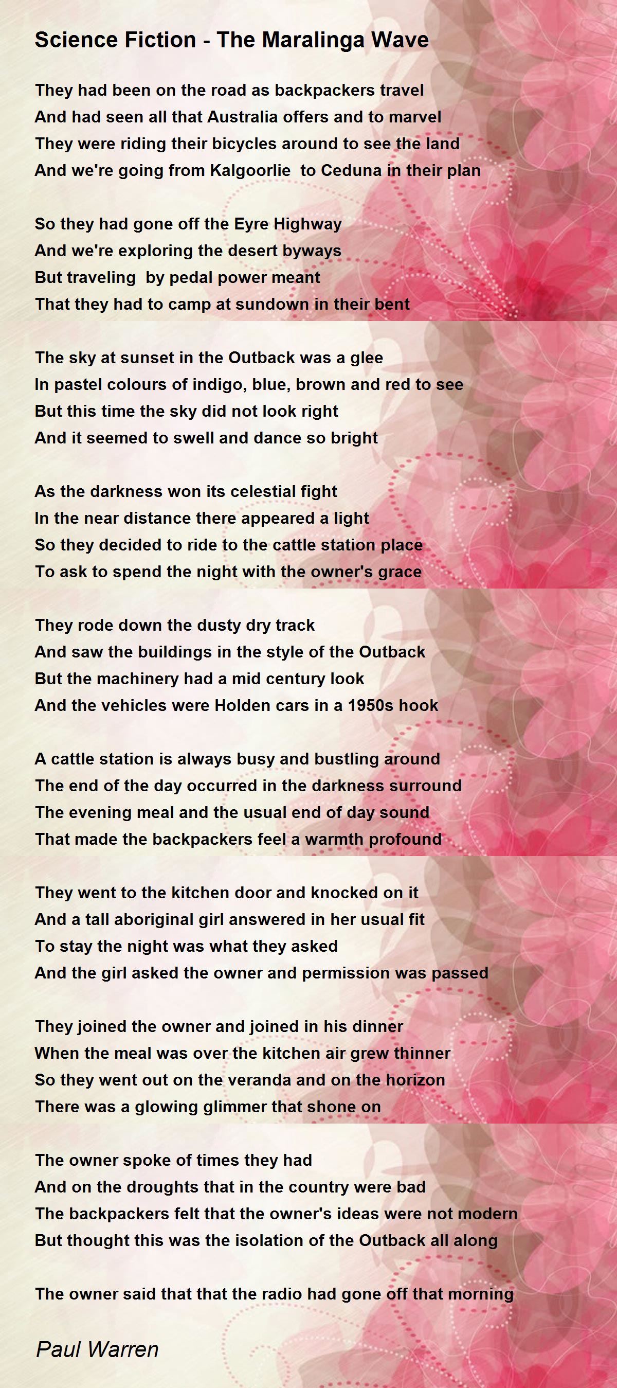 Science Fiction The Maralinga Wave Science Fiction The Maralinga