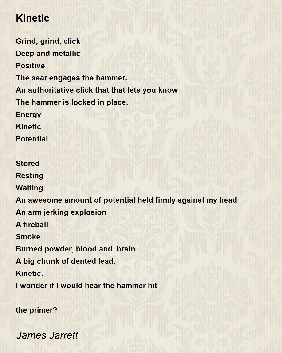 by James Timothy Jarrett Poem