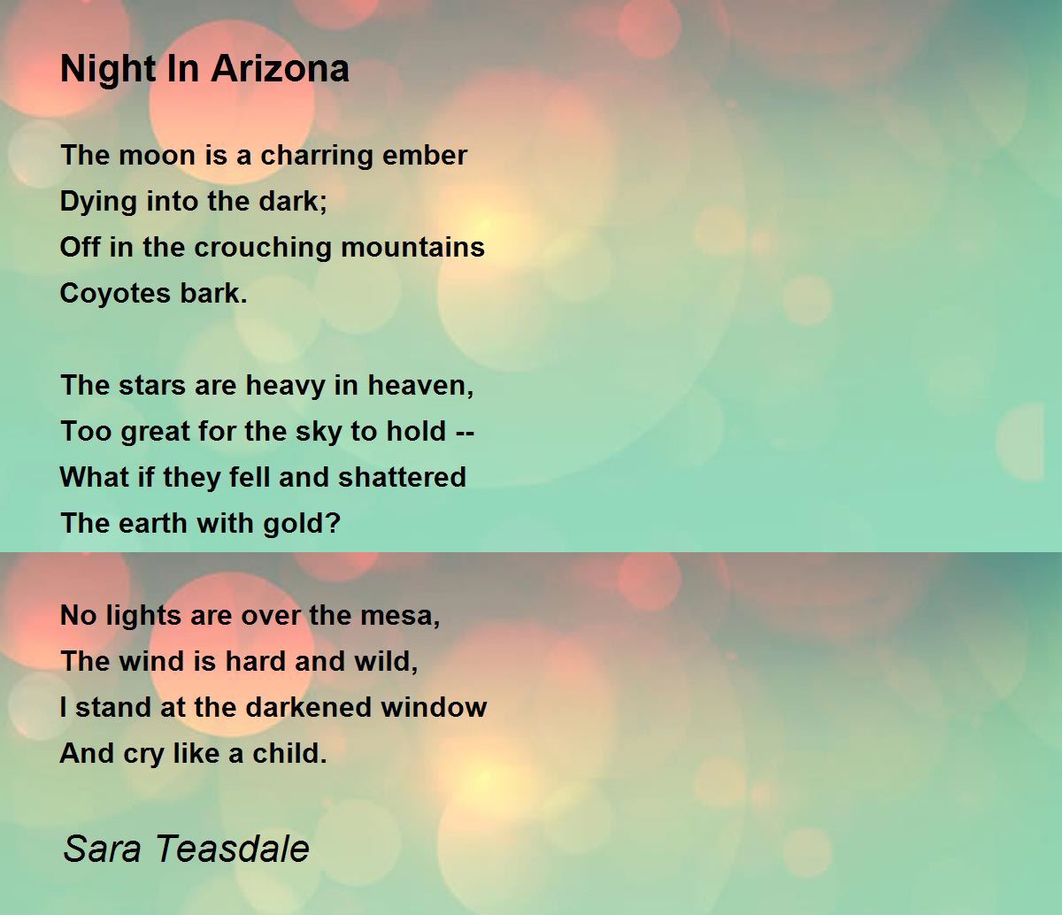 night mail quotes poem of Sara Night Poem Poem Hunter by Arizona   In Teasdale