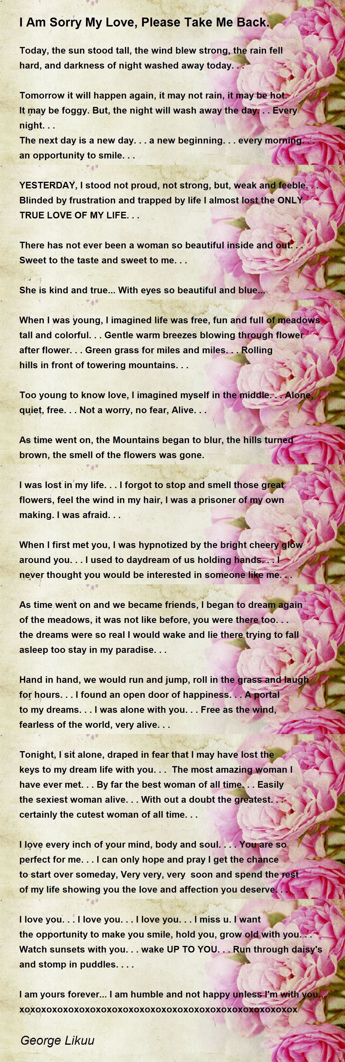 come home to me poems