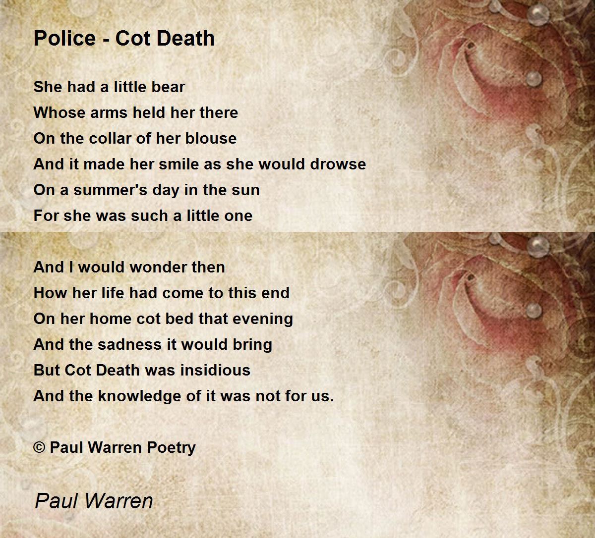 Is Cot Death Suffocation at Corine Purdy blog