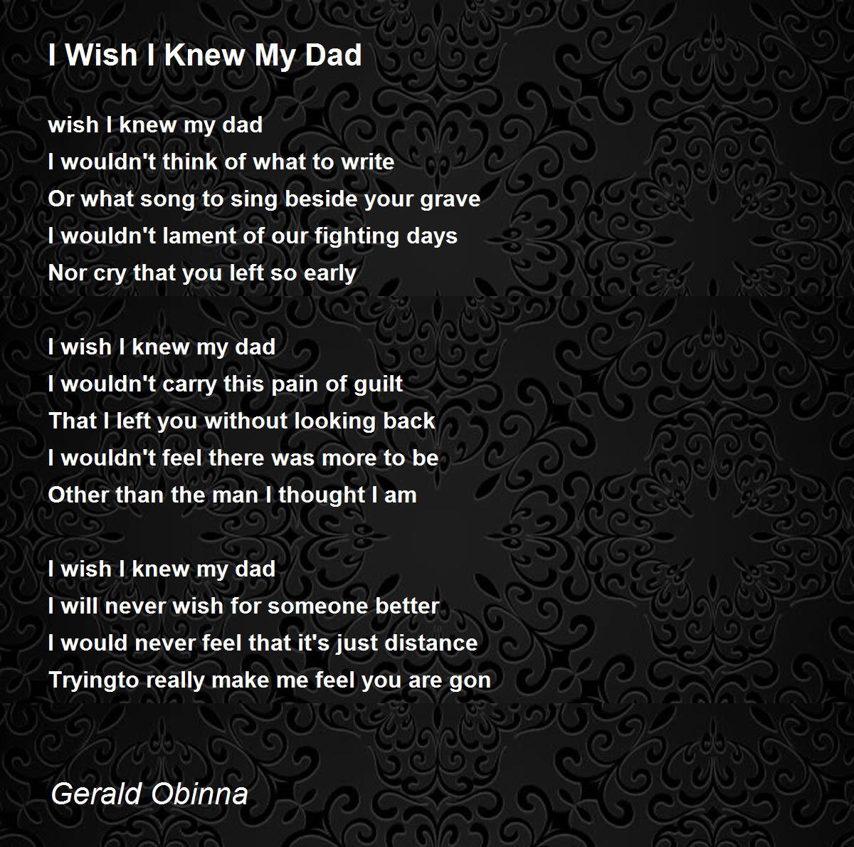 Poem you i i wish never met Poem :