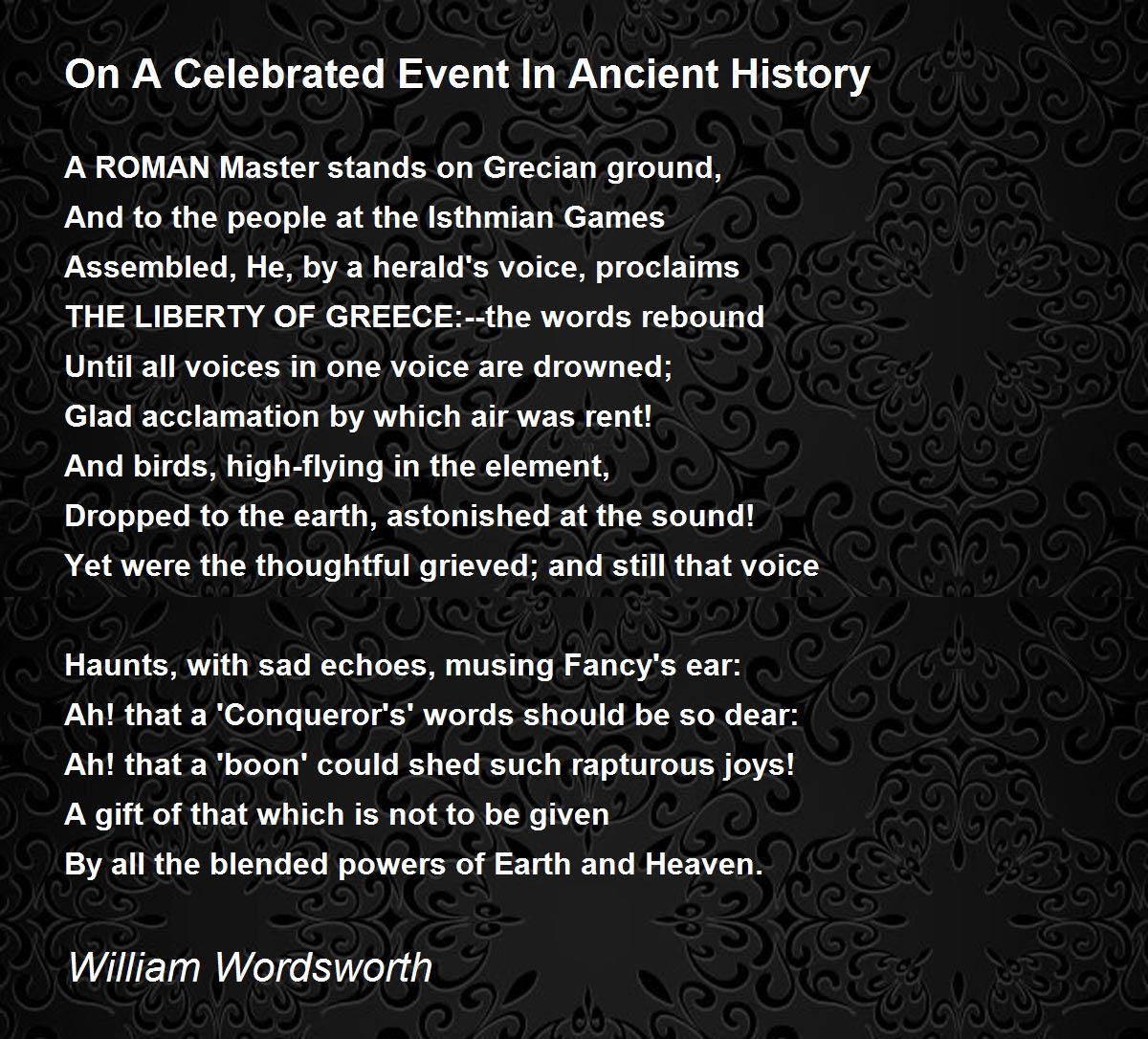 Poems about events in life image