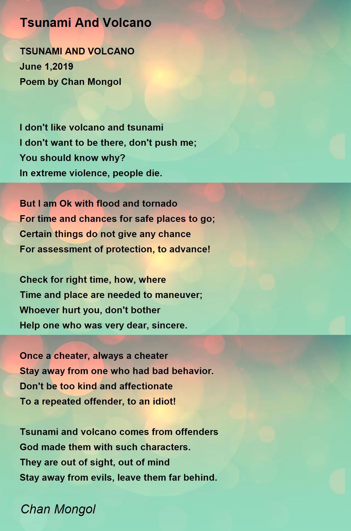 Volcano Poems - Poems For Volcano Poems - Poem Hunter