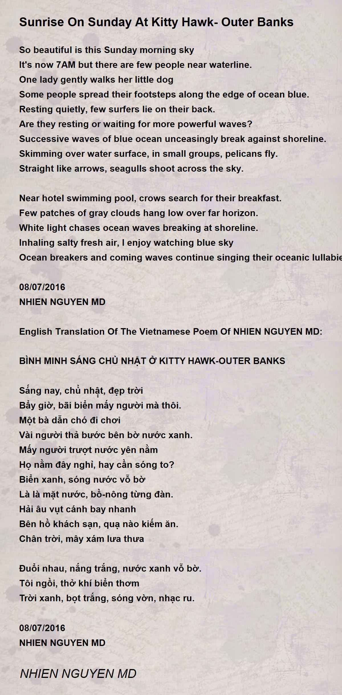 Sunrise On Sunday At Kitty HawkOuter Banks Sunrise On Sunday At