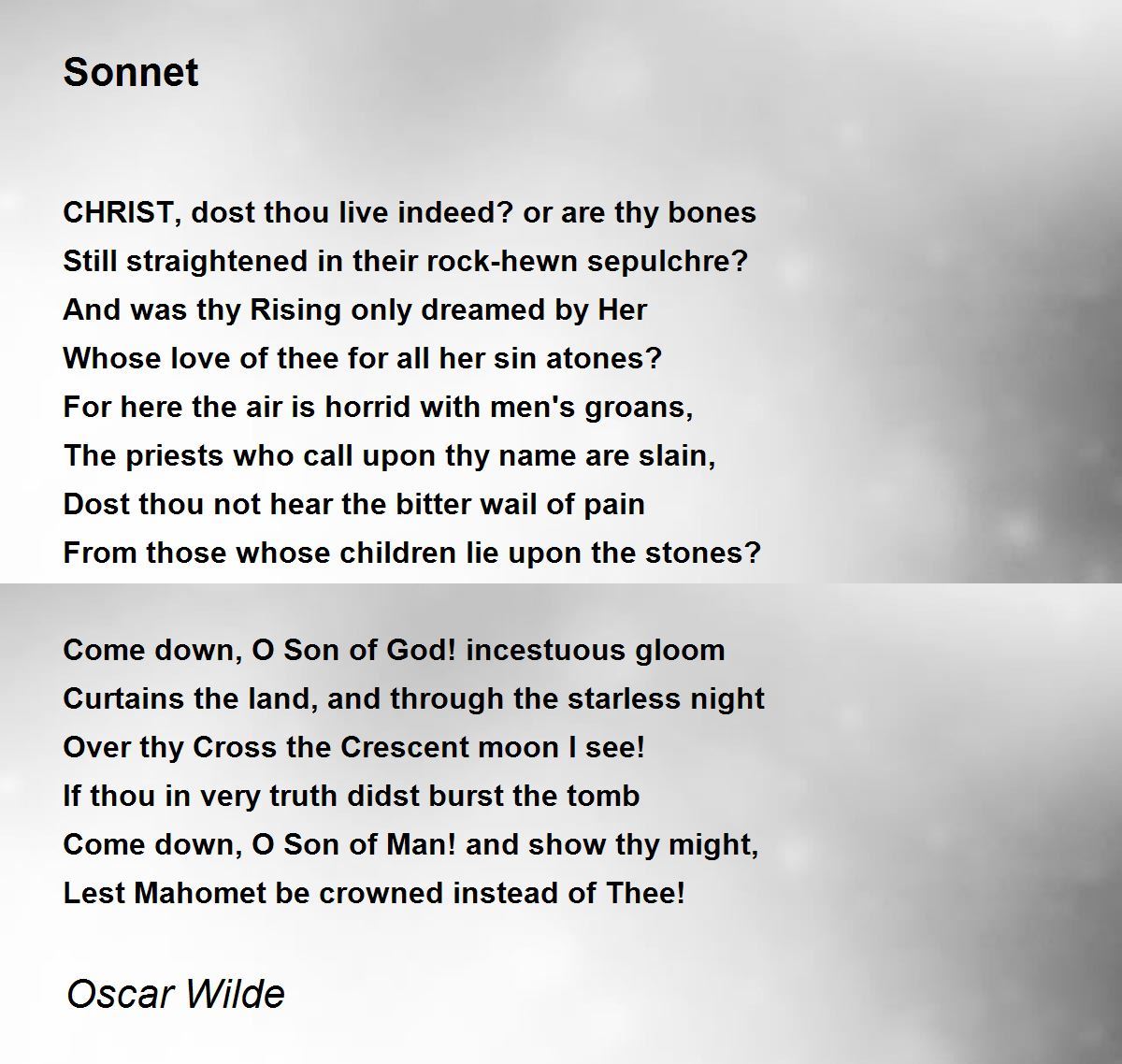 oscar wilde poems